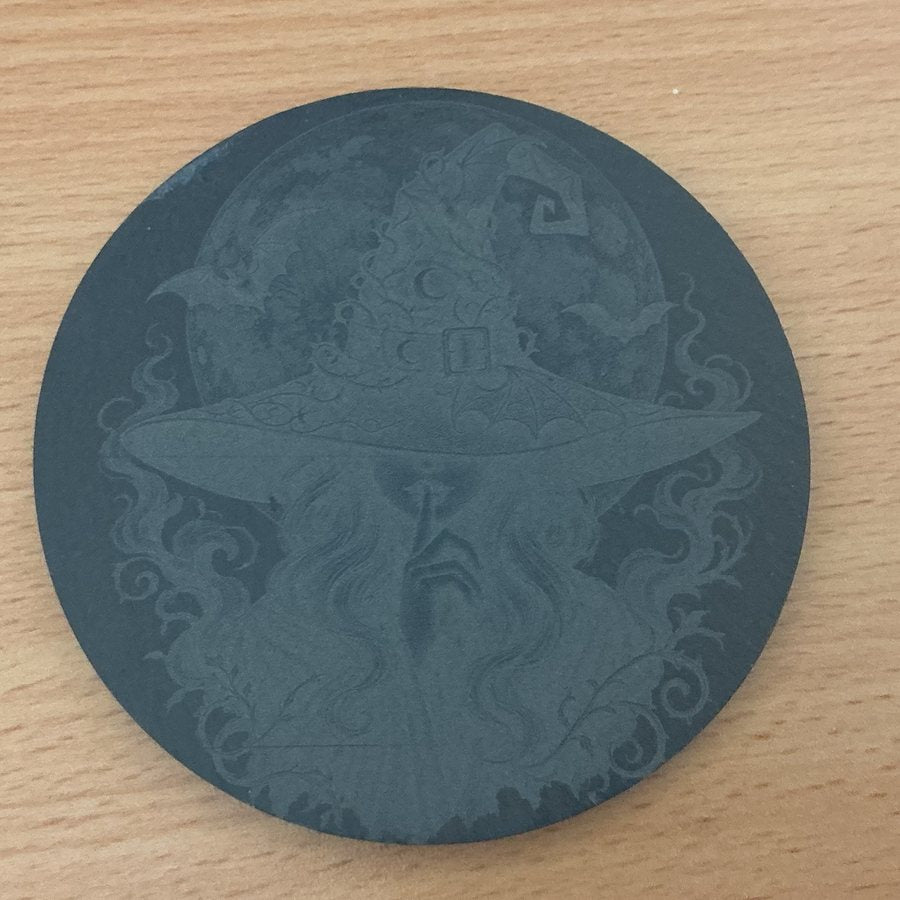 Personalised Engraved Slate Coaster – Round or Square